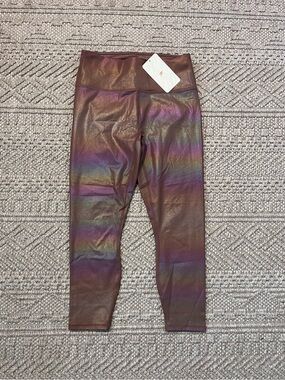 Fabletics High-Waisted Iridescent Luxe 7/8 Leggings